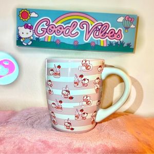 Hello Kitty Strawberries and Milk Collection Oversized Mug Valentines Day